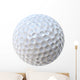 Isolated White Golf Ball Wall Decal