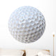 Isolated White Golf Ball Wall Decal