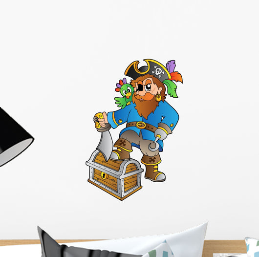 Pirate Treasure Chest Wall Decal