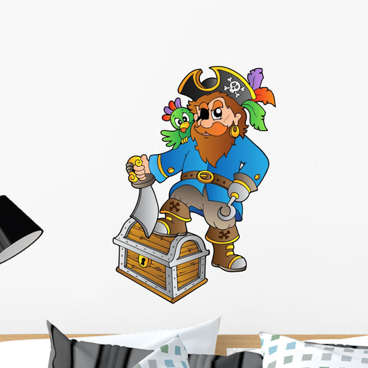Pirate Treasure Chest Wall Decal