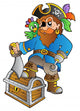 Pirate Treasure Chest Wall Decal