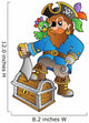 Pirate Treasure Chest Wall Decal
