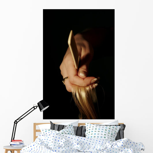 Cutting Hair Wall Mural