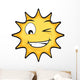 Sun Blinking Wall Decal