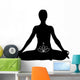 Padmasana Yoga Posizione Del Wall Mural