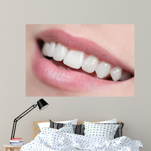 Up White Shiny and Wall Mural