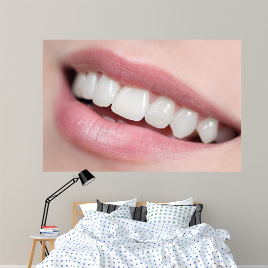 Up White Shiny and Wall Mural