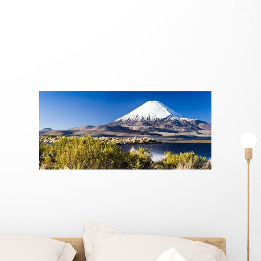 Volcano Parinacota and Lago Wall Decal