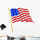 Usa Flag Wall Decal