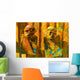 Two Paintball Sport Masks Wall Mural