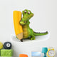 Crocodile and Pencil Wall Decal
