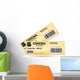 Movie Ticket Cinema Wall Decal