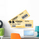Movie Ticket Cinema Wall Decal