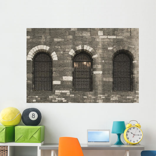 Prague Church Facade Wall Decal