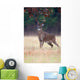 White-tailed Deer Buck Rut Wall Mural