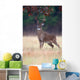 White-tailed Deer Buck Rut Wall Mural