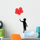 Silhouette Boy Holding Red