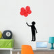 Silhouette Boy Holding Red