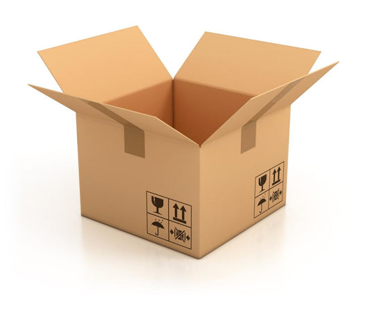 open empty cardboard box 3d illustration Wall Decal