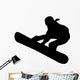 Icon Girl Snowboard Wall Mural