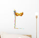 Carnival Venetian Mask isolated Wall Decal