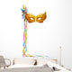 Carnival Venetian Mask isolated Wall Decal