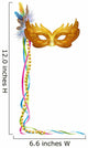 Carnival Venetian Mask isolated Wall Decal