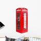 Traditional British Public Phonebox Wall Mural