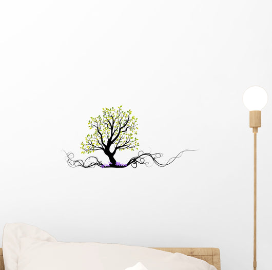 Green Vector Tree with