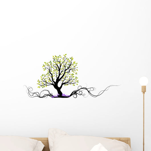 Green Vector Tree with