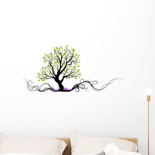 Green Vector Tree with