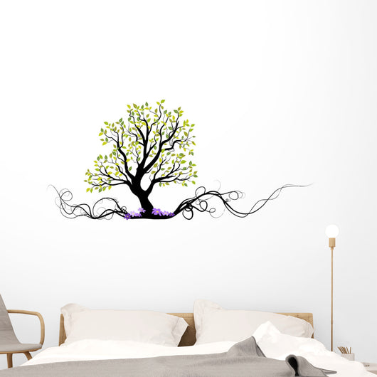Green Vector Tree with