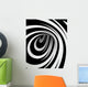 Abstract Black and White Wall Mural