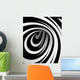 Abstract Black and White Wall Mural