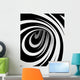 Abstract Black and White Wall Mural