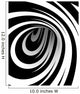 Abstract Black and White Wall Mural