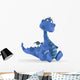 Baby Dino Blue Dragon Wall Decal