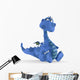 Baby Dino Blue Dragon Wall Decal