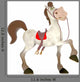 Horse Cartoon Happy Walking