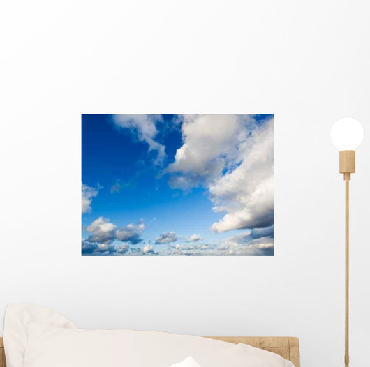 Cloudy Sky Wall Decal Design 1