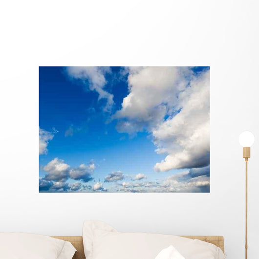 Cloudy Sky Wall Decal Design 1