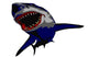 Attacking Shark Wall Decal