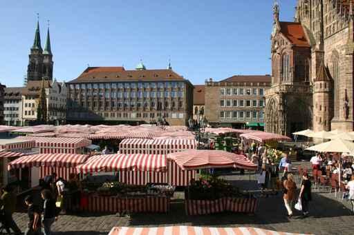 Nuremberg Sunday Market Wall Decal