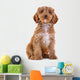 Puppy Cockapoo White Wall Decal