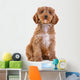 Puppy Cockapoo White Wall Decal