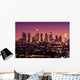 Downtown Los Angeles Skyline at Night California Wall Mural