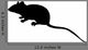 Silhouette Mouse White