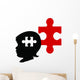 Child with Autism Puzzle Wall Decal