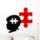 Child with Autism Puzzle Wall Decal