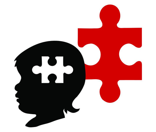 Child with Autism Puzzle Wall Decal